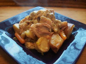 chicken and veggies
